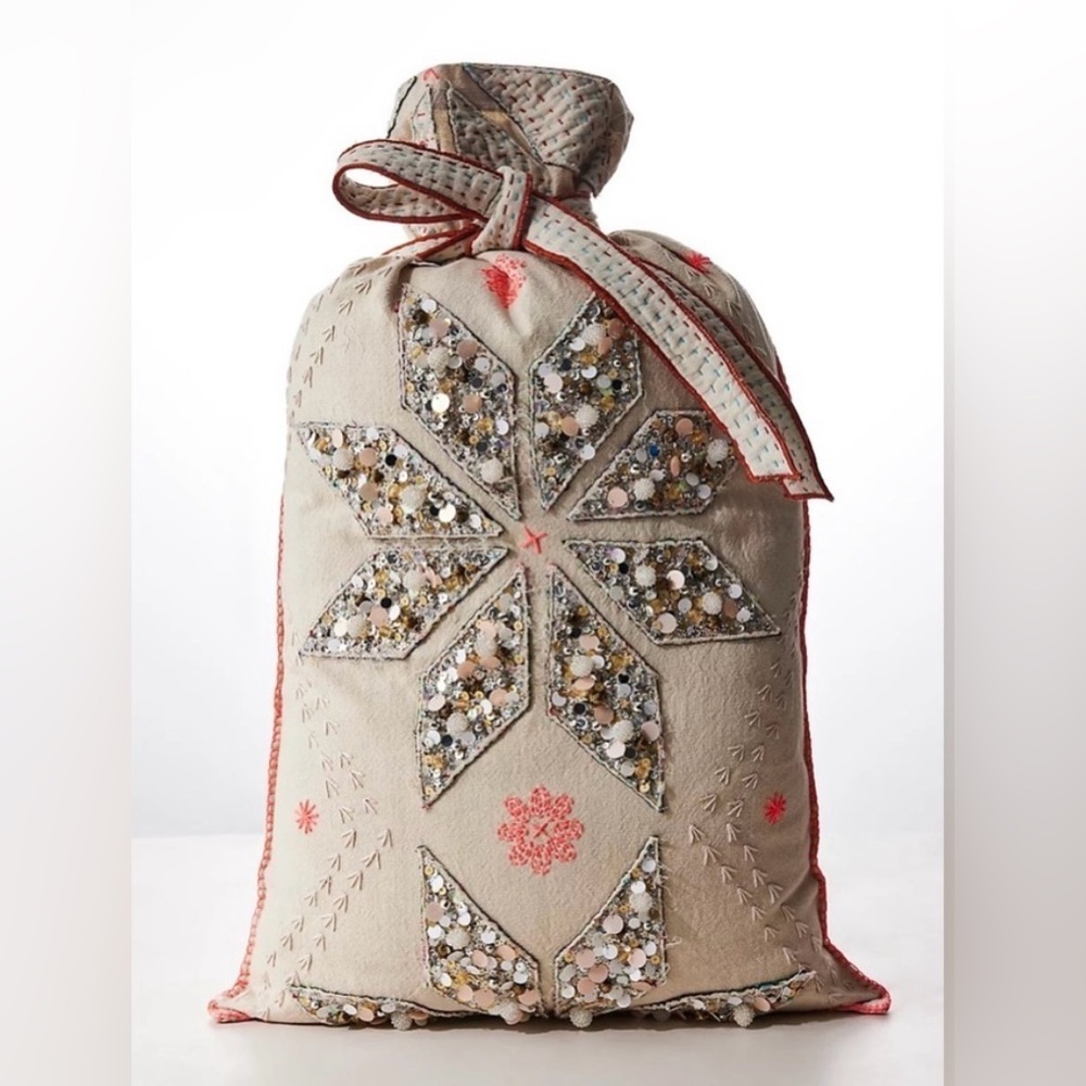 Free people one perfect present gift sack 18 X 28 NWOT
